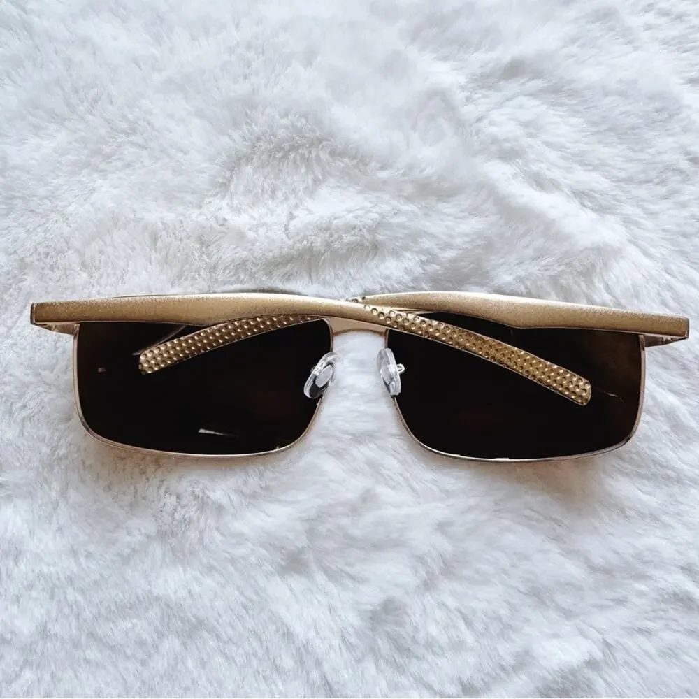 Kieran Gold Polarized UV Protection Sunglasses